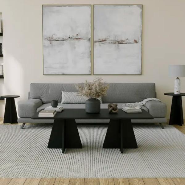 Журнальный столик Trendy Ciuperca 2 GTR000790 Черный photo 2