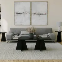 Журнальный столик Trendy Ciuperca 2 GTR000790 Черный photo 2