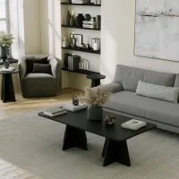 Журнальный столик Trendy Ciuperca 2 GTR000790 Черный photo 3