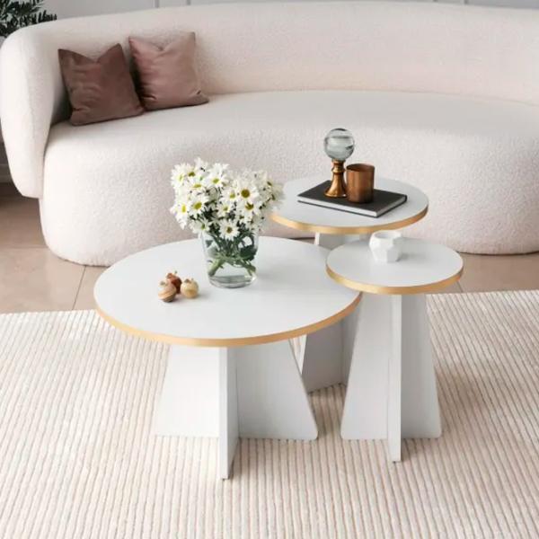 Măsuță de cafea Trendy Ciuperca GTR000751 White photo 5