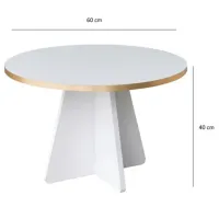 Măsuță de cafea Trendy Ciuperca GTR000751 White photo 6