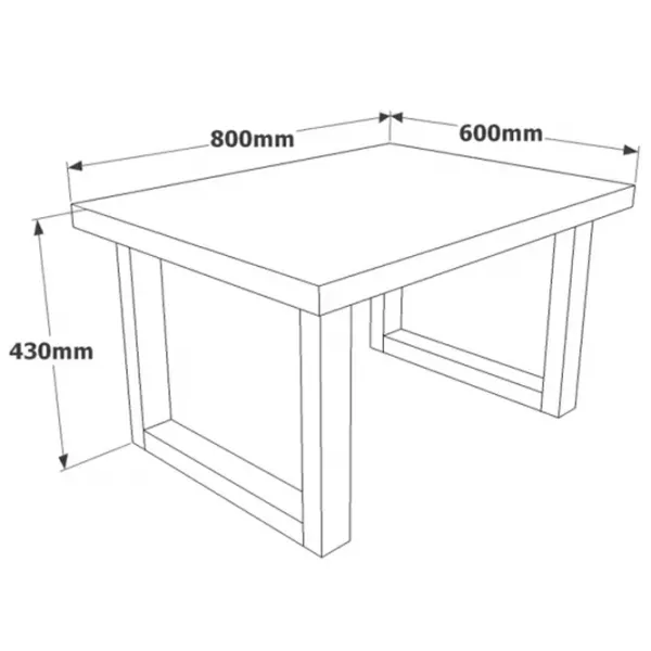 Журнальный столик Trendy MN02-BA GTR000738 Коричневый photo 4