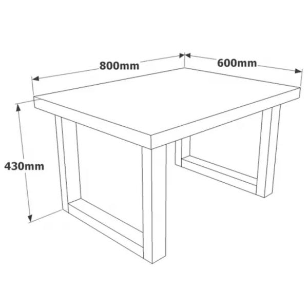Журнальный столик Trendy MN02-BA GTR000738 Коричневый photo 4