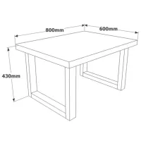 Журнальный столик Trendy MN02-BA GTR000738 Коричневый photo 4