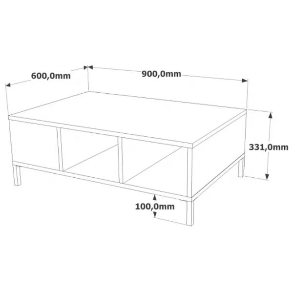 Măsuță de cafea Trendy RL2-AA GTR000733 Antracit photo 4