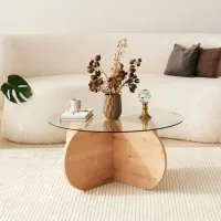 Măsuță de cafea Trendy Bubble GTR000759 Beige photo 4
