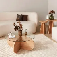 Măsuță de cafea Trendy Bubble GTR000759 Beige photo 5