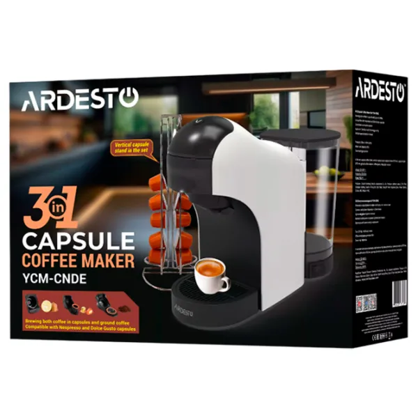 Aparat de cafea Ardesto YCM-CNDE  / 0.8 l / White photo 12