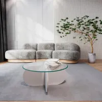 Măsuță de cafea Trendy Bubble GTR000762 White photo 3
