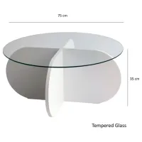 Măsuță de cafea Trendy Bubble GTR000762 White photo 8