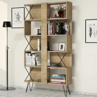 Стеллаж Trendy Extra 167.3 x 90 x 22см cm / ЛДСП / Дуб cонома photo 4