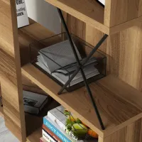 Etajeră Trendy Extra 167.3 x 90 x 22 cm / PAL / Walnut photo 4