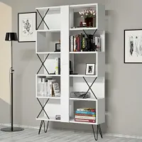 Стеллаж Trendy Extra 167.3 x 90 x 22см cm / ЛДСП / Black photo 2