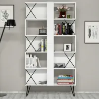 Стеллаж Trendy Extra 167.3 x 90 x 22см cm / ЛДСП / Black photo 3
