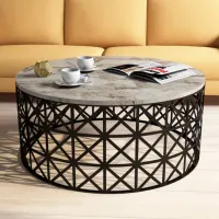 Măsuță de cafea Trendy Selin GTR000662 Marmura White photo 2