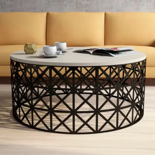 Журнальный столик Trendy Selin GTR000663 Кремовый photo 3