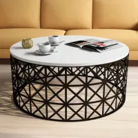 Măsuță de cafea Trendy Selin GTR000666 White photo 2