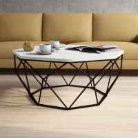 Măsuță de cafea Trendy Diamant GTR000677 White photo 3