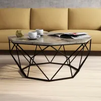 Măsuță de cafea Trendy Diamant GTR000678 Marmura White photo 3