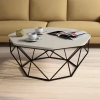 Măsuță de cafea Trendy Diamant GTR000674 Cream photo 2