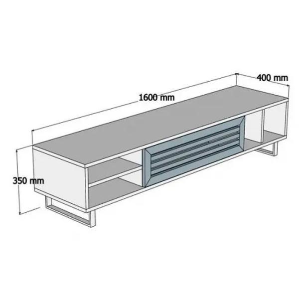 Тумба под телевизор Trendy Eray 35 x 160 x 40см / ДСП photo 2