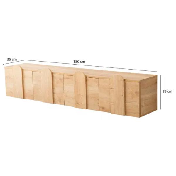 Тумба под телевизор Trendy Linia Noua 45 x 180 x 35см / ДСП photo 2