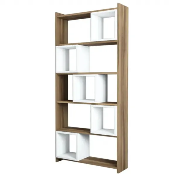 Etajeră Trendy Box 170 x 80 x 22 cm / PAL / Walnut photo 1