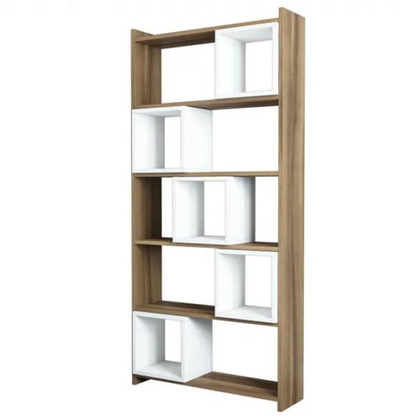 Etajeră Trendy Box 170 x 80 x 22 cm / PAL / Walnut photo 1