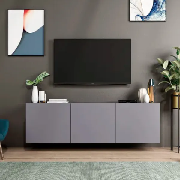 Тумба под телевизор Trendy Alb 44 x 150 x 31см / ДСП photo 5