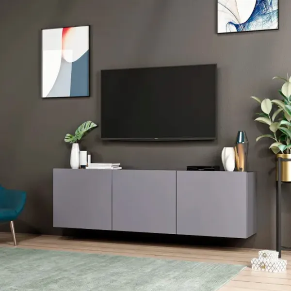 Тумба под телевизор Trendy Alb 44 x 150 x 31см / ДСП photo 6