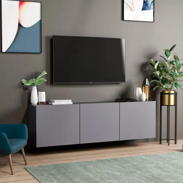 Тумба под телевизор Trendy Alb 44 x 150 x 31см / ДСП photo 7