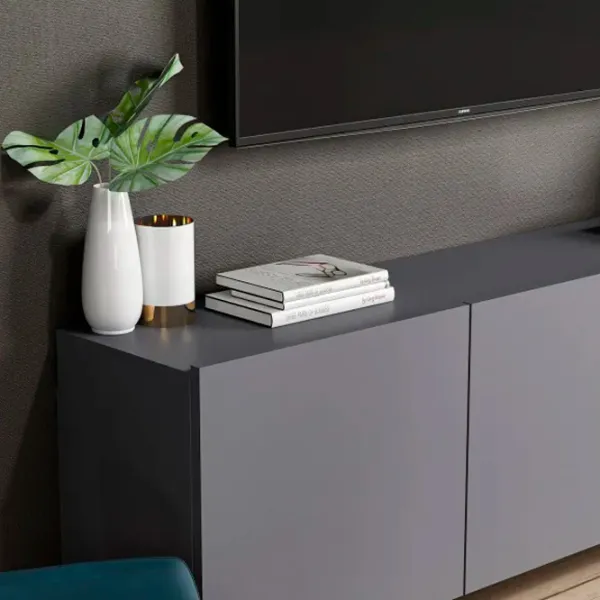 Тумба под телевизор Trendy Alb 44 x 150 x 31см / ДСП photo 8