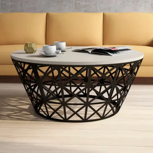 Măsuță de cafea Trendy Stil GTR000681 Cream photo 3