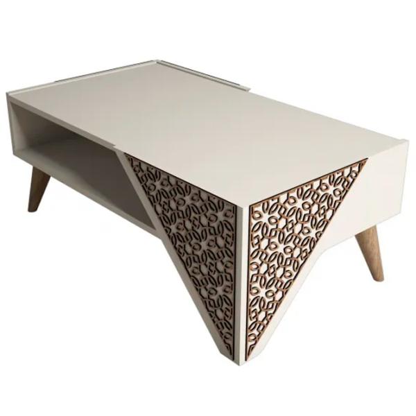 Măsuță de cafea Trendy Beril GTR000641 Cream photo 1