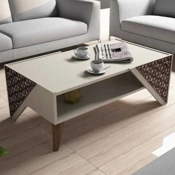 Măsuță de cafea Trendy Beril GTR000641 Cream photo 4