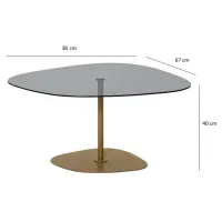 Măsuță de cafea Trendy Soho GTR000834 Gold photo 8