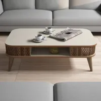 Măsuță de cafea Trendy Eylul GTR000625 Cream photo 3