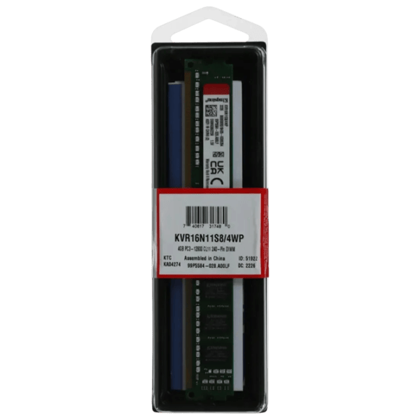 Memorie RAM Kingston ValueRam KVR16N11S8/4WP DIMM / DDR3 / 4 GB photo 2