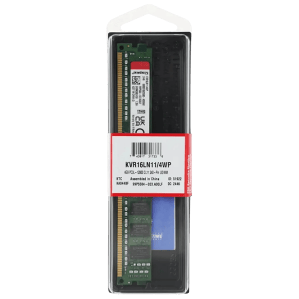 Memorie RAM Kingston ValueRam KVR16LN11/4WP DIMM / DDR3 / 4 GB photo 2