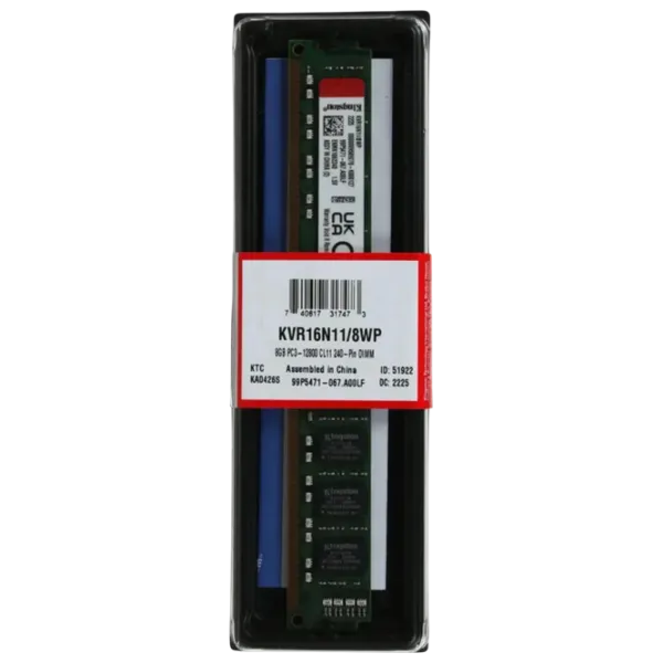 Memorie RAM Kingston ValueRam KVR16N11/8WP DIMM / DDR3 / 8 GB photo 2