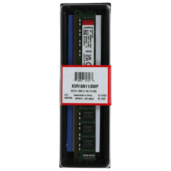 Memorie RAM Kingston ValueRam KVR16N11/8WP DIMM / DDR3 / 8 GB photo 2