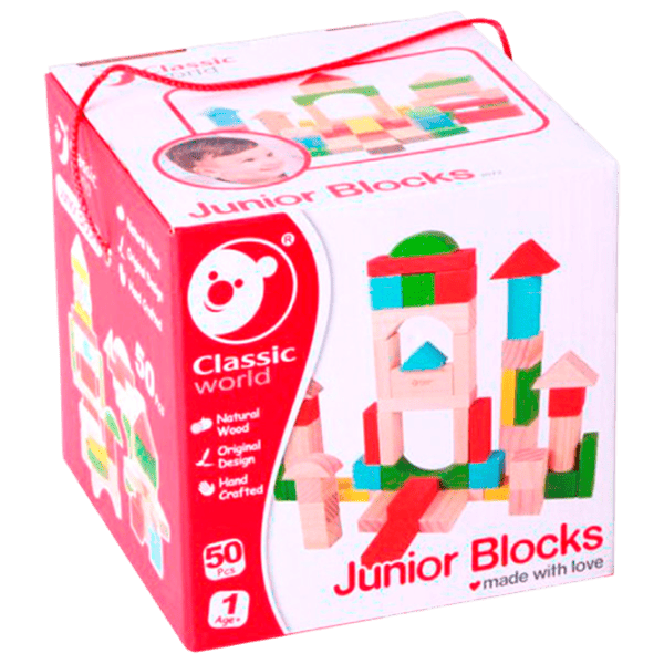 Конструктор Classic World Junior Blocks Классический/ Разноцветный photo 1