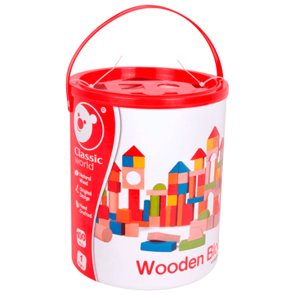 Constructor Classic World Wooden Blocks Clasic/ Multicolor photo 1