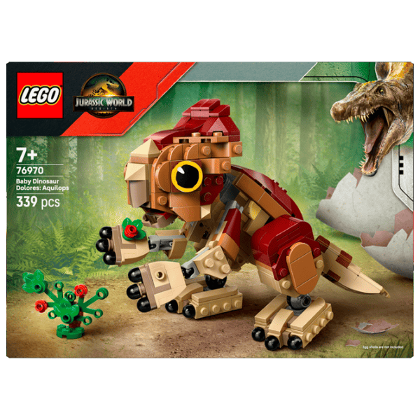 Конструктор LEGO Baby Dinosaur Dolores: Aquilops  Классический/ Красный photo 1