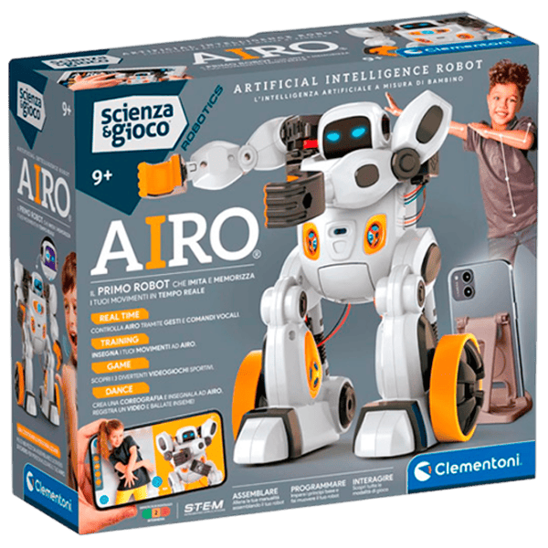Constructor cu telecomandă Clementoni Airo Robot/ White photo 1