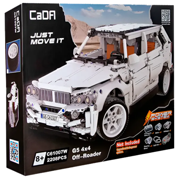 Конструктор CaDa BMW G5 SUV 4WD Автомобиль/ Белый photo 1
