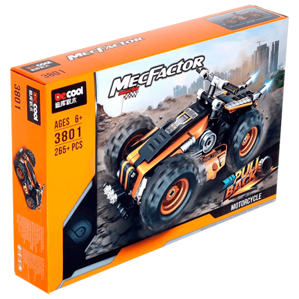 Конструктор DeCool Motorcycle Транспорт/ Оранжевый photo 1