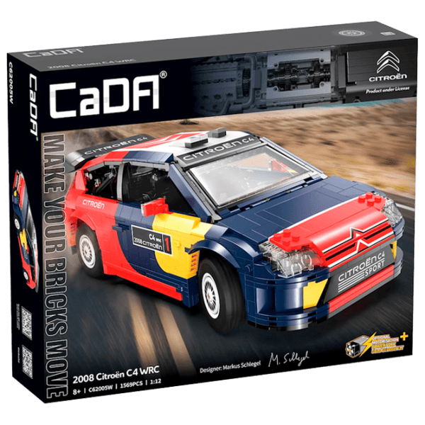 Конструктор CaDa 2008 Citroen C4 WRC Автомобиль/ Красный photo 1