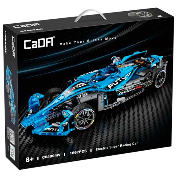Конструктор CaDa Electric Super Racing Car Автомобиль/ Синий photo 1