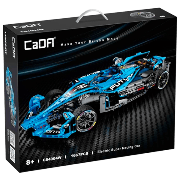 Конструктор CaDa Electric Super Racing Car Автомобиль/ Синий photo 1